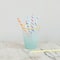 Hello Honey® 6-Piece Multicolor Glass Cocktail Stir Stick Set with Stripes